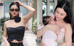 Á hậu Diễm Trang thoát vai mẹ bỉm, khoe dáng thon gọn sau 4 tháng sinh con