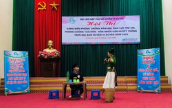 Vị Xuyên (Hà Giang): Sôi nổi hội thi về phòng chống tảo hôn, bạo lực trẻ em