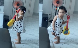 Võ Hạ Trâm khoe khoảnh khắc nhảy múa của con gái 2 tuổi
