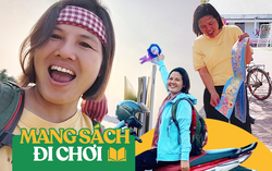 Hành trình xuyên Việt "mang sách đi chơi" đầy nhân văn của người phụ nữ 7x