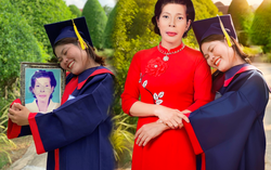 Bí mật sau tấm hình cô gái mặc áo cử nhân, ôm di ảnh người mẹ đã khuất 