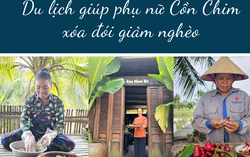 Tour du lịch giúp phụ nữ Cồn Chim xóa đói giảm nghèo