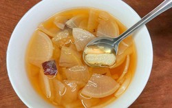 Canh lê củ cải giúp giảm ho, tiêu đờm