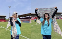 SEA Games 32 nóng như đổ lửa, hot girl bóng đá Thanh Nhã tung ảnh "làm đổ" fan