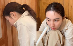 Khoảnh khắc Thùy Tiên mệt mỏi chờ kết luận vụ kiện với bà Đặng Thùy Trang