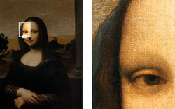 Phóng to 400 lần bức họa "Mona Lisa" nổi tiếng, chuyên gia phát hiện 3 bí mật ẩn giấu 