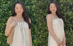 Minh Hằng khoe bụng bầu ở tháng thứ 7