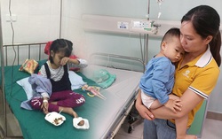 Bán hết nhà cửa, ruộng vườn, vợ chồng trẻ tuyệt vọng vì không còn đủ tiền cứu 2 con mắc bạo bệnh