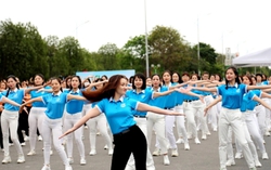 Mang vẻ đẹp và sức mạnh của phụ nữ Thủ đô đến Hội thi dân vũ toàn quốc