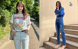 Sao Hàn chăm diện 5 món thời trang để trẻ hơn tuổi