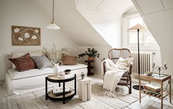 Căn hộ gác mái 44m² nhỏ xinh và ấm cúng