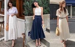 10 set chân váy theo phong cách tối giản