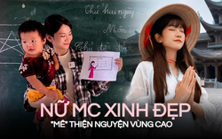 Nữ MC lên vùng cao giúp các em nhỏ đến trường