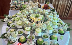 Mẹ 10x tự tay làm mâm cỗ đầy tháng cho con, tiết lộ bí quyết ai cũng làm được