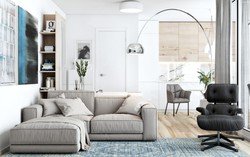 2 căn hộ vừa và nhỏ được nới rộng không gian với gam màu trắng
