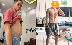 Chàng trai “biến hình” từ bụng mỡ thành body 6 múi được nhiều người xin bí quyết 