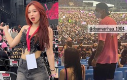 Bạn Nhâm Mạnh Dũng diện đồ cực cháy, Đoàn Văn Hậu đưa Doãn Hải My đi xem concert BLACKPINK 