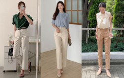 Diện quần ống đứng trẻ trung tới công sở với 10 công thức