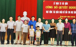 Lữ đoàn 131 Hải quân đỡ đầu con của ngư dân mồ côi bố, mẹ 