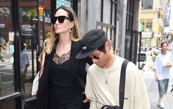 Pax Thiên hộ tống Angelina Jolie đi làm, ngoại hình tuổi 19 ngày càng nam tính