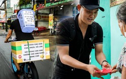 Chàng trai từng bị lừa cả tỷ đồng đạp xe "xin" ve chai, cho người nghèo bốc thăm lì xì