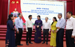 Phụ nữ ngày càng khẳng định được vị thế, đóng góp vào sự phát triển chung của đất nước