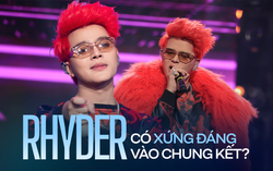 Rhyder có xứng đáng vào Chung kết Rap Việt?