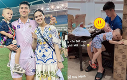 Duy Mạnh - Quỳnh Anh lần đầu công khai ảnh con gái mới chào đời