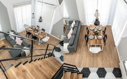 Căn hộ có gác lửng sẽ khiến bạn thích thú dù chỉ rộng 30m2
