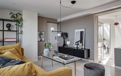 Thiết kế ban công mở giúp căn hộ chỉ 35m2 nhưng luôn ngập nắng