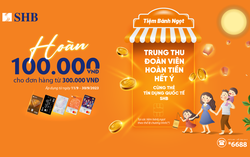 Mừng Tết đoàn viên, SHB ưu đãi hoàn tiền dành cho chủ thẻ tín dụng quốc tế