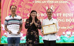 Vụ cháu bé bị ném xuống sông ở An Giang: Khen thưởng hành động cứu người