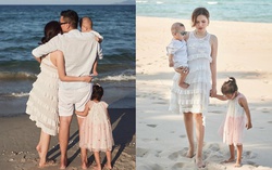 Lần hiếm hoi Phanh Lee tiết lộ hình ảnh của chồng và hai con