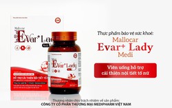 Mallocar Evar+ Lady Medi: Viên uống hỗ trợ cải thiện nội tiết tố nữ