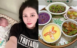 Chồng tự tay vào bếp nấu cơm cữ đủ dinh dưỡng cho vợ 