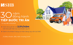 SHB giảm lãi suất cho vay tới 2,5%/năm hỗ trợ khách hàng cá nhân