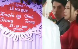 Cầu thủ Đình Trọng và bạn gái 9 năm tổ chức hôn lễ