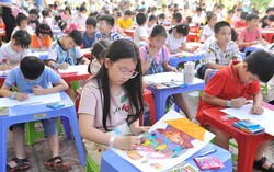 Hơn 500 trẻ thi tài “Em vẽ ước mơ của em”