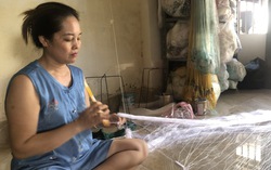 Già trẻ cùng giữ nghề đan lưới độc đáo ở Thủ đô