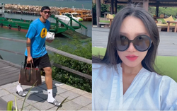 Không hội quân ĐT Việt Nam, Đoàn Văn Hậu đi du lịch cùng Doãn Hải My