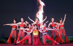 Nữ quân y duyên dáng đua tài cán bộ hội phụ nữ giỏi