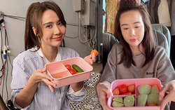 Huyền Lizzie ăn kiêng "kham khổ" để có khuôn mặt siêu nhỏ trong "Chúng ta của 8 năm sau"