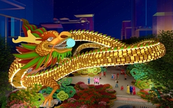 Linh vật rồng Đường hoa Nguyễn Huệ 2024 sẽ được bán đấu giá gây quỹ từ thiện