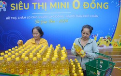 “Siêu thị mini 0 đồng” mang Tết ấm Xuân vui đến với hơn 15.000 người dân khó khăn