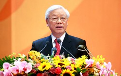 Tự hào và tin tưởng dưới lá cờ vẻ vang của Đảng, quyết tâm xây dựng một nước Việt Nam ngày càng giàu mạnh, văn minh, văn hiến và anh hùng