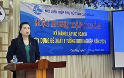 Hội LHPN Cao Bằng tập huấn khởi nghiệp cho 70 hội viên phụ nữ 