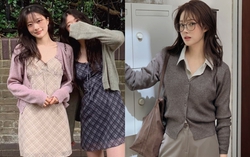 5 cách diện cardigan lửng trẻ trung trong mùa thu
