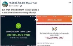 Bộ Công an sẽ giải quyết tố giác hành vi "phông bạt" biên lai chuyển tiền
