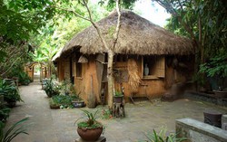 Khoảng sân đầy nắng