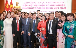 Thường trực Chính phủ gặp mặt doanh nghiệp nhân ngày doanh nhân Việt Nam
